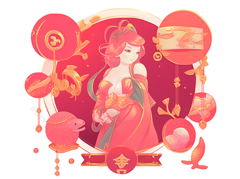 新春红包图片,红色元素,春节红包PNG,新年免抠素材